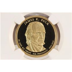 2009-S POLK DOLLAR NGC PF69 ULTRA CAMEO