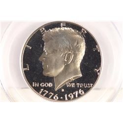 1976-S KENNEDY HALF DOLLAR PCGS PR67 DCAM