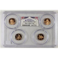 2009-S LEGACY SET LINCOLN BICENTENNIAL CENTS PCGS