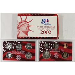2002 US SILVER PROOF SET (WITH BOX)