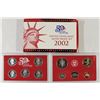 Image 2 : 2002 US SILVER PROOF SET (WITH BOX)
