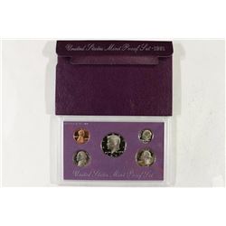 1991 US PROOF SET (WITH BOX)