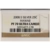Image 3 : 2008-S SILVER HAWAII QUARTER NGC PF70 ULTRA CAMEO