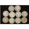Image 1 : 10 ASSORTED BARBER DIMES