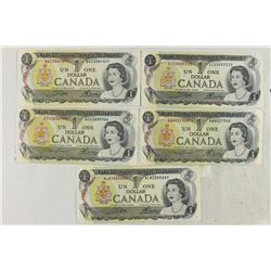 5-1973 CANADA $1 CURRENCY