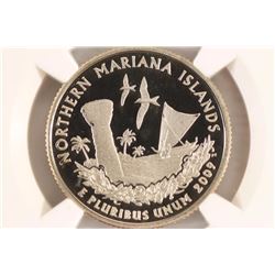 2009-S NORTHERN MARIANA'S QUARTER NGC PF69