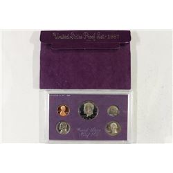 1987 US PROOF SET (WITH BOX)