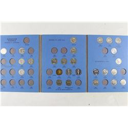 PARTIAL 1922-1960 CANADIAN NICKEL SET 26 COINS