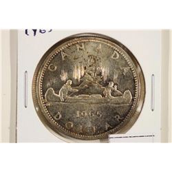 1965 CANADA SILVER DOLLAR UNC