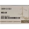 Image 3 : 1899-O MORGAN SILVER DOLLAR NGC MS64