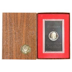 1972-S IKE SILVER DOLLAR PROOF (BROWN PACK)