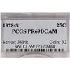 Image 3 : 1978-S WASHINGTON QUARTER PCGS PR69 DCAM