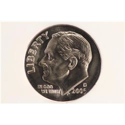 2005-D SMS ROOSEVELT DIME NGC MS66