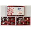 Image 1 : 2001 US SILVER PROOF SET (WITH BOX)