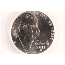 2011-D JEFFERSON NICKEL PCGS MS66FS