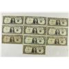 Image 1 : 10 ASSORTED 1957 $1 SILVER CERTIFICATES