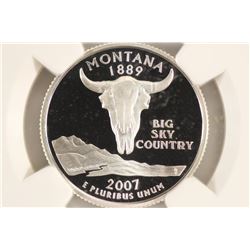 2007-S SILVER MONTANA QUARTER NGC PF69