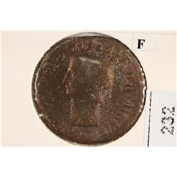 41-54 A.D. CLAUDIUS I ANCIENT COIN (FINE)