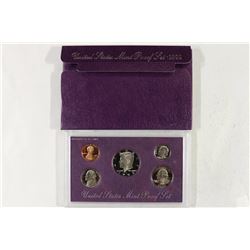 1992 US PROOF SET (WITH BOX)
