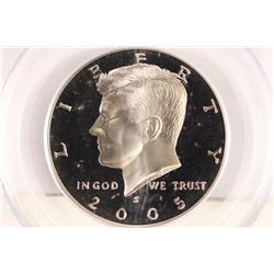 2005-S KENNEDY HALF DOLLAR PCGS PR69 DCAM