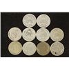Image 2 : 10 ASSORTED BARBER DIMES 1 HOLED