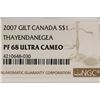 Image 3 : 2007 GILT CANADA SILVER DOLLAR THAYENDANEGEA