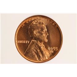 1955-D LINCOLN CENT NGC MS66RD