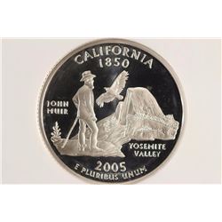 2005-S SILVER CALIFORNIA QUARTER NGC PF69 ULTRA