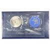 Image 1 : 1973-S  IKE SILVER DOLLAR UNCIRCULATED (BLUE PACK)