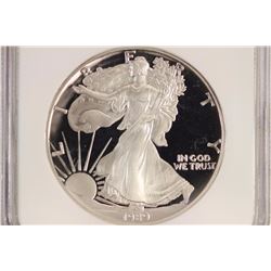 1989-S AMERICAN SILVER EAGLE NGC PF69 ULTRA CAMEO