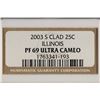 Image 3 : 2003-S ILLINOIS QUARTER NGC PF69 ULTRA CAMEO