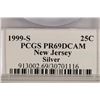 Image 3 : 1999-S SILVER NEW JERSEY QUARTER PCGS PR69 DCAM