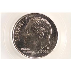 2006-D ROOSEVELT DIME PCGS MS69 SATIN FINISH