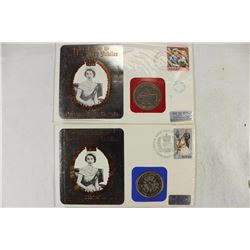 2 LIMITED EDITION FDC'S 1977 JERSEY WITH 25 PENCE