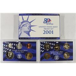 2001 US PROOF SET (WITH BOX)