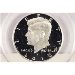 2010-S SILVER KENNEDY HALF DOLLAR PCGS PR69DCAM