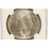 Image 1 : 1922 PEACE SILVER DOLLAR NGC MS63