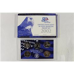 2002 US 50 STATE QUARTERS PROOF SET WITH BOX