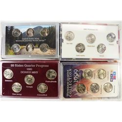 4 US COIN SETS SEE DESCRIPTION