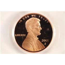 2005-S LINCOLN CENT PCGS PR69RD DCAM