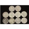 Image 1 : 10 ASSORTED 1940'S MERCURY DIMES