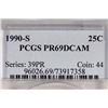 Image 3 : 1990-S WASHINGTON QUARTER PCGS PR69 DCAM