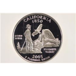 2005-S SILVER CALIFORNIA QUARTER NGC PF69