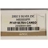 Image 3 : 2002-S SILVER MISSISSIPPI QUARTER NGC PF69