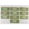 Image 2 : 10 ASSORTED 1957 $1 SILVER CERTIFICATES