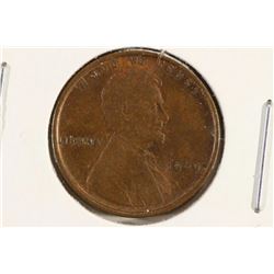 1909 LINCOLN CENT RED BROWN EXTRA FINE