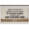 Image 3 : 2009-S SILVER DISTRICT OF COLUMBIA QUARTER NGC PF