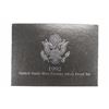 Image 3 : 1992 US SILVER PREMIER PROOF SET (WITH BOX)