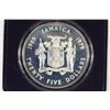 Image 2 : 1979 JAMAICA 5 OZ. STERLING SILVER PROOF COIN