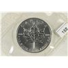Image 1 : 1996 CANADA $5 1 OZ. SILVER MAPLE LEAF